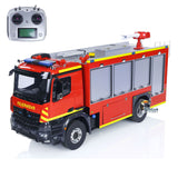 1/14 4X4 Metal Axles Remote Control Fire Fighting Vehicle BZ i6S Radio 2Speed Light Sound System No Battery Assembled Model PNP