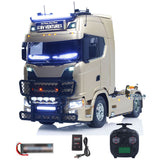 TOUCAN 1/14 Remote Control Tractor Truck 4X2 TAMIYA Chassis 56379 3Speed Gearbox Flowing Water Light Smoke Unit ST8 Radio RTR