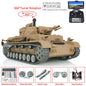 Henglong 1/16 TK7.0 Profession German Panzer IV F2 F RTR RC Tank 3858 3859 360 Degrees Turret FPV IR BB Smoke Metal Tracks Sprockets Idlers Road Wheels Gearbox