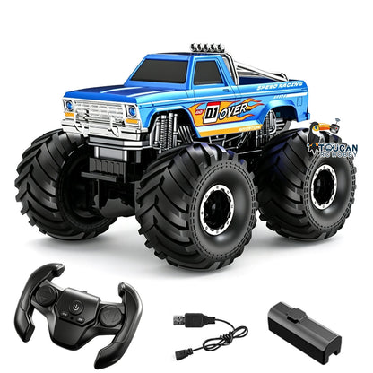 TOUCAN RC HOBBY JJRC 1/20 4WD Plastic Radio Control Off Road Vehicle Q245 Remote Control Waterproof Stunt Car All Terrain Amphibious Vehicle
