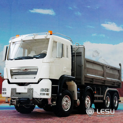 TOUCAN RC HOBBY LESU 1/14 Scale 8*8 Metal Chassis TGS Hydraulic Dumper Truck Construction Vehicle Light Sound System Motor ESC