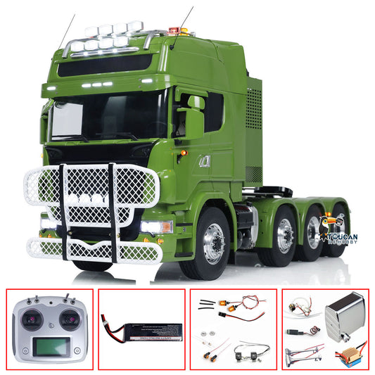 TOUCAN Painted Assembled 8X8 Metal Chassis 1/14 Heavy RC Tractor Truck RTR Radio Control Car Smoke Unit