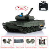 Henglong 1/16 Scale TK7.0 Upgraded Metal Ver German Leopard2A6 RTR RC BB IR Tank 3889 Tracks Sprockets Idlers Road Wheels