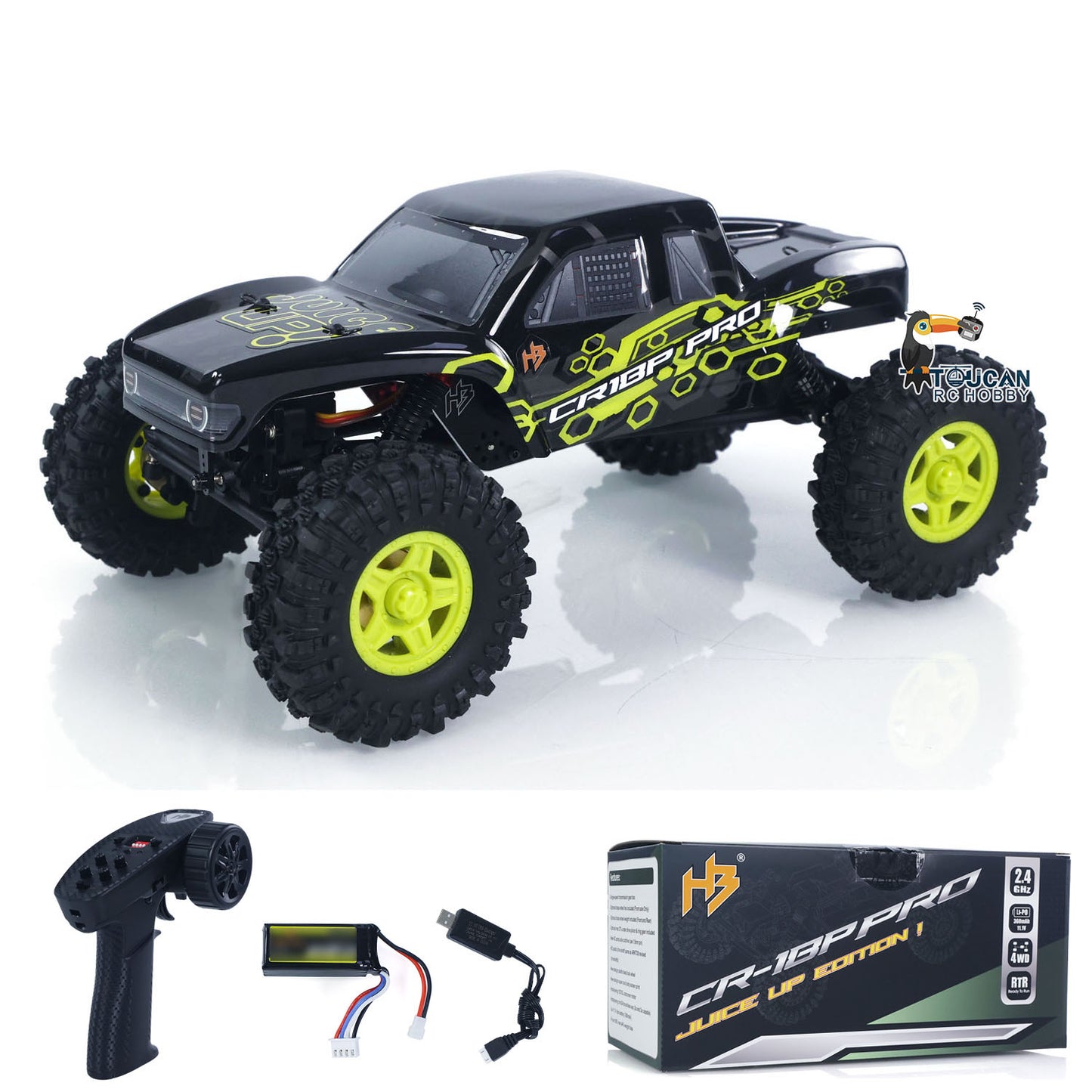 1/18 2,4G RC Rock Crawler Auto 4*4 Fernbedienung Crawler CR18P PRO Juice Up Hobbywing Bürstenloser Motor ESC Batterie Betriebsbereit