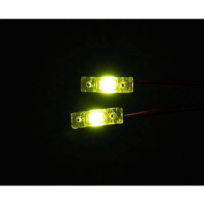 LED Kunststoff 2,2 V-3 V Warnleuchte Breite Lampe für DIY TAMIYA 1/14 RC Traktor Lkw Bulldozer Bagger Dumper R470 770S 3363 1851