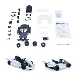 JDM 298B 1/10 Plastic RC Go-Kart DIY Model Radio Controlled Electric Racing Vehicle Unlimited Retrofit for Advanced Player
