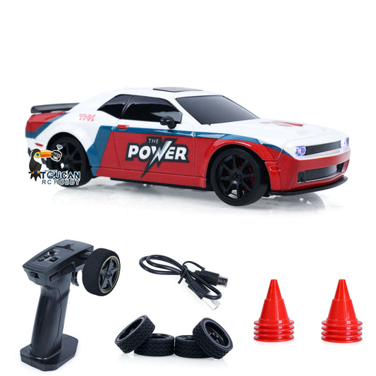 TOUCAN RC HOBBY JIABAILE 3612 4WD Plastic 1/36 RC Drift Car Gyroscope Indoor Outdoor Mini Racing Vehicles Model LED Lights Battery 2.4G Radio