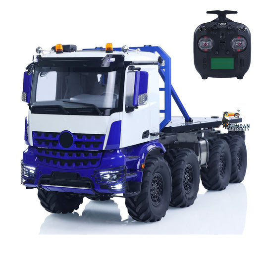 1/14 8X8 RC Rock Crawler BZ 3363 Funkgesteuertes Geländewagen-Modell mit Achsverriegelung, fließendem Wasserlicht, Heckwinde, keine Batterie