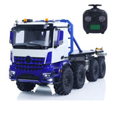 1/14 8X8 RC Rock Crawler BZ 3363 Radio Control Off Road Flatbed Truck Model Axle Locks Flowing Water Light Rear Winch No Battery