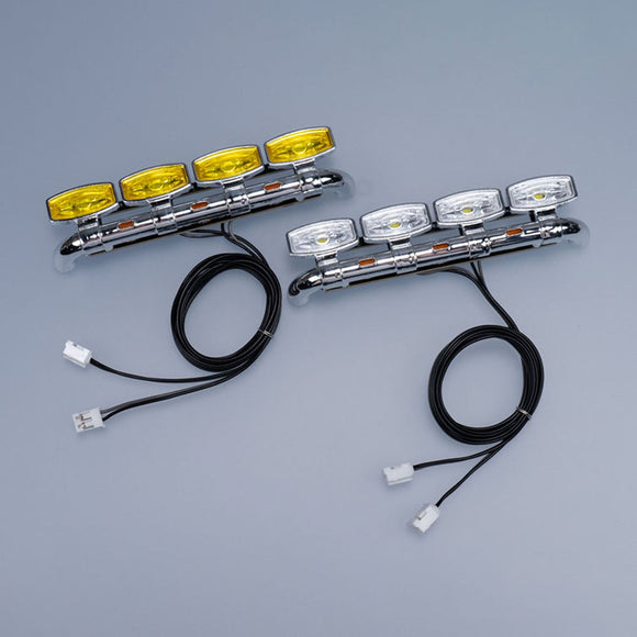 1/14 Kunststoff-Vorderseite 5V Scheinwerfer für DIY Tamiya SC 770S Fernbedienung Traktor LKW 56368 56371 RC LKW Auto Modell Teile