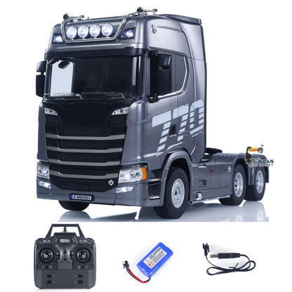 Fast Free Shipping 1/18 Plastic 6X4 Remote Control Tractor Truck SC 770S 1501 RWD RC Lorry Vehicle Light Ready to Run Model Toys