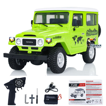1/16 HG 4x4 RC Geländewagen FJ40 Elektrische Fernbedienung Crawler Land Cruiser Auto Lackiert Zusammengebaut Simulation Hobby 