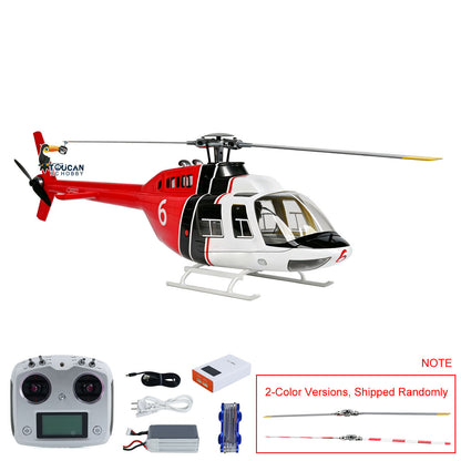 TOUCAN RC HOBBY RC Scale Army Helicopter FLYWING 206 V3 RTF Smart Drone Brushless Motor GPS Satellites Positioning System One-key Retrun