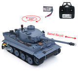 2.4Ghz 1/16 TK7.0 Henglong Plastic Version German Tiger I Ready To Run Remote Controlled Tank 3818 Barrel Recoil Smoke Sound