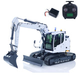 CUT 1/14 Scale 914 5-ways Radio Control Hydraulic Excavator Valve Metal Remote Control Earth Digger Hobby Model RTR Machine ESC Servo Motor