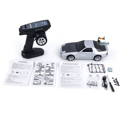 TOUCAN RC HOBBY LDRC 1/18 RX7 RC Racing Car RWD Gyroscope Wireless Control Drift Vehicles LD1802 Premium Mini Drift Design All-Nylon Chassis RC Model