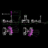 Super Frog Metal 1/14 Remote Control Hydraulic Truck Mounted Forklift BM214 5 Way Valves Light System Sound Frsky X14 Radio