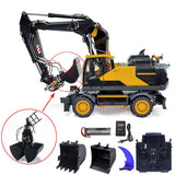 MTM EC380 Metal 1/14 RC Hydraulic Excavator Radio Control Digger 8-way Reversing Valve for Model Enthusiasts