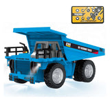 HG 1:64 RC Electric Lifting Dump Truck HG4 431 RTR Metal Car Shell Remote Control Engineering Vehicle Battery USB Charging Cable