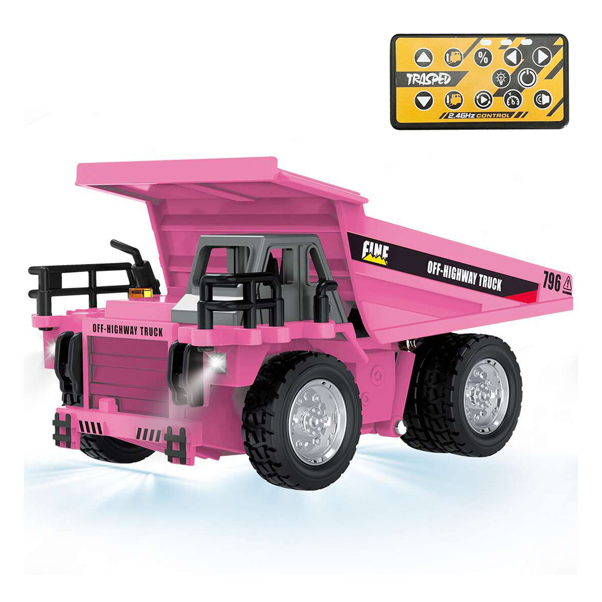 HG 1:64 RC Electric Lifting Dump Truck HG4 431 RTR Metal Car Shell Remote Control Engineering Vehicle Battery USB Charging Cable