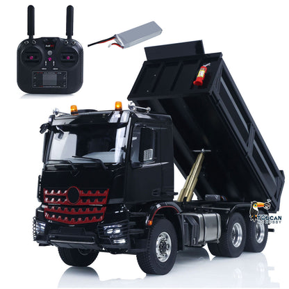 TOUCAN RC HOBBY Fast Free Shipping EU Stock 6X6 Metal Chassis 3348 RC Hydraulic Dumper 1/14 Radio Controlled Tipper NO Lock Light Sound Radio Battery Construction Truck RTR