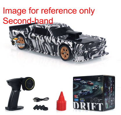 Fast Free Shipping Second-hand Products CA Stock 1/43 Radio Control Drift Car 4WD RC 2.4g Mini Race Car Toy High Speed Model