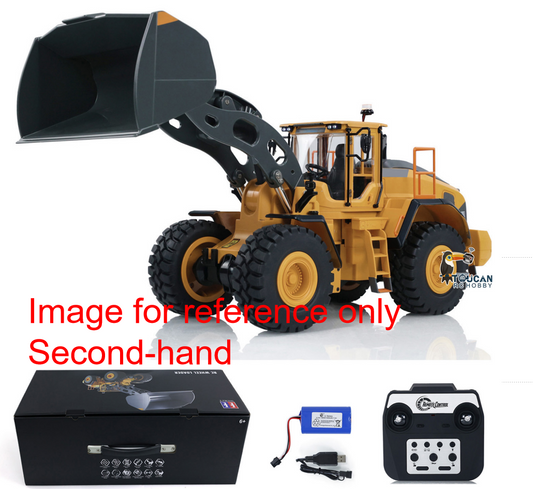 Fast Free Shipping Second-hand Products CA Stock L260H Loader 1/16 Double Eagle E592 RC Loader Remote Control Car Light Sound