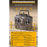 1/18 Plastic 6X4 Remote Control Tractor Truck SC 770S 1501 RWD RC Lorry Vehicle Light Sound RTR Model Toys for Adults