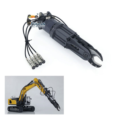 Metal Radio Control Truck Parts Bucket Bearing Wheels Grab for 1/14 RC Hydraulic Excavator 945 Digger Toys Model for Adults