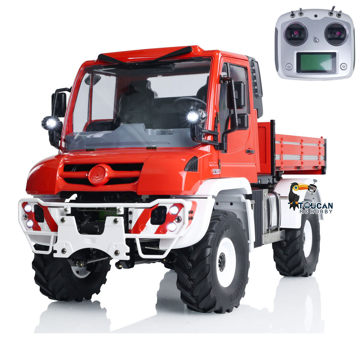 1/10 Metalleimer RC Geländewagen U423 4x4 Fernbedienung Crawler Auto Modell Licht Sound