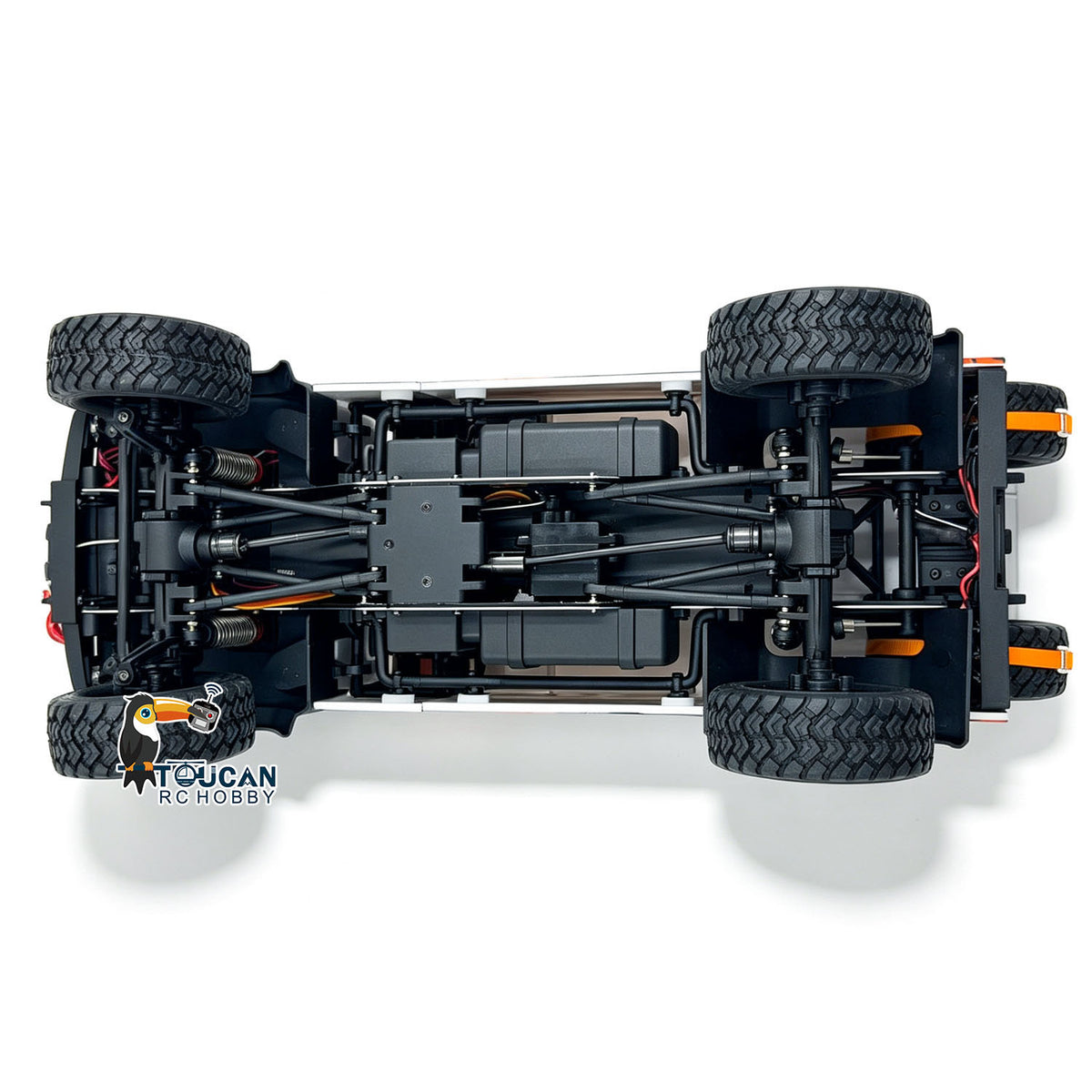 TOUCAN RC HOBBY Hobby Plus 1/18 4X4 Remote Control Off Road Vehicle RC Desert Rally Car DKR-4 Fortis Hobbywing Brushless Motor Light Effect