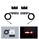 Plastic Taillight Rear Light for 1/14 DIY Tamiya 6X4 Remote Control Timber Truck VO FH16 XL750 56360 8X4 RC Rescue Vehicle Lorry Model