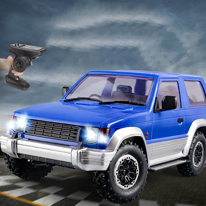 4WD 1/14 Drahtlose Steuerung Geländewagen 4x4 RC Crawler Automodell LDRC LD1297 Weiche Gummireifen Simulierte Kraftübertragungsbox