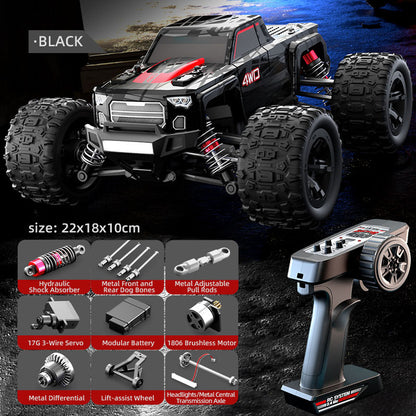 1/20 Fernbedienung Hochgeschwindigkeits-Geländewagen 40km/h 2,4G RC 4WD Auto C8811 Bürstenloser Motor ESC Heberad Metallwelle RTR