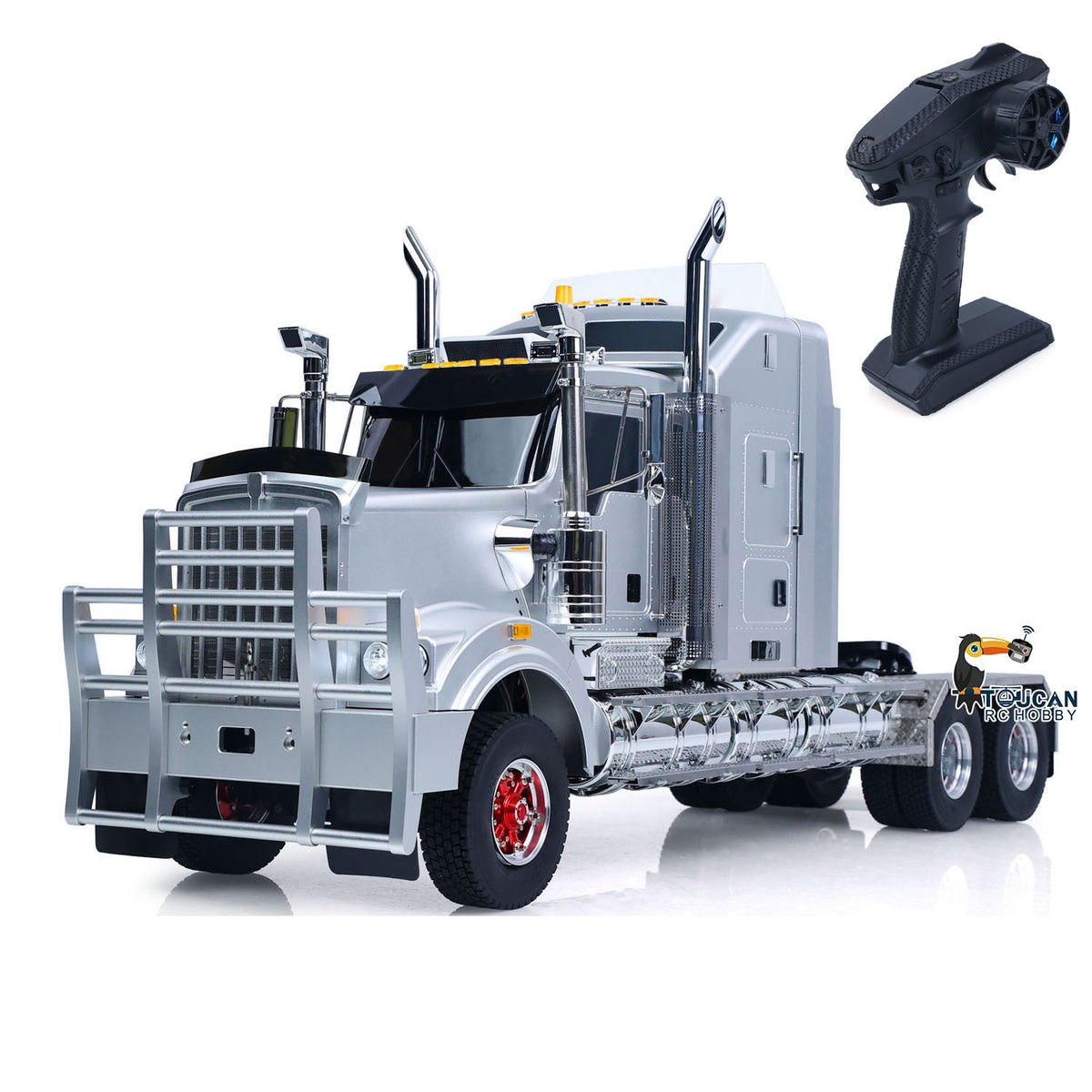 In Stock TOUCAN RC HOBBY JDM 518K C509  6x4 1/14 Metal Remote Control Tractor Truck 2 Speed Gearbox RC Lorry Car Motor ESC Light Sound System RTR Model