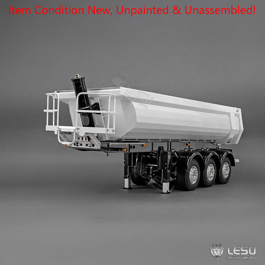 TOUCAN RC HOBBY LESU A0069 1/14 Metal RC Trailer with Electric Legs Taillight Clearance Lamp for RC Tractor Truck Construction Vehicle Enthusiast