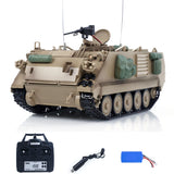 Tongde 1/16 RC Military Tank M2412-C M113A2 APC Turret Rotation 360 Degree Infrared LED Light Sound Remote Control Electric Toy