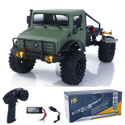 CR18P V3 THunter 1/18 RC Kletterauto 2,4G Drahtlose Steuerung 4WD Rock Crawler Auto Hobbywing Bürstenloser Motor ESC RTR LED-Leuchten