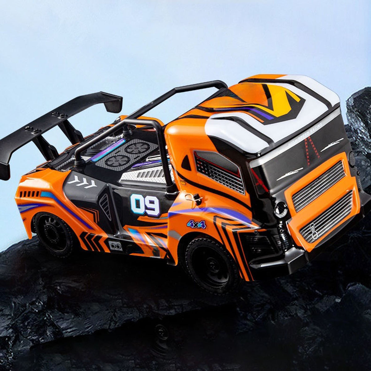 12,6 Zoll PVC-Schale SCY 16304 1/16 AWD Fernbedienung Drift Car RC Modellfahrzeug 380 Bürstenmotor 30A ESC Kugellager RTR
