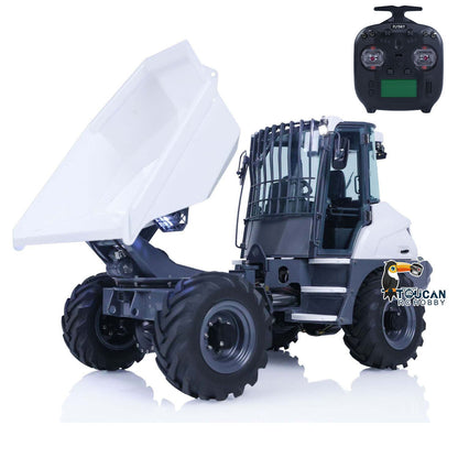 TOUCAN RC HOBBY LESU 1/14 4X4 Painted AOUE 6MDX Metal Articulated Remote Controlled Hydraulic Dumper Truck Tipper Car ESC PNP Motor