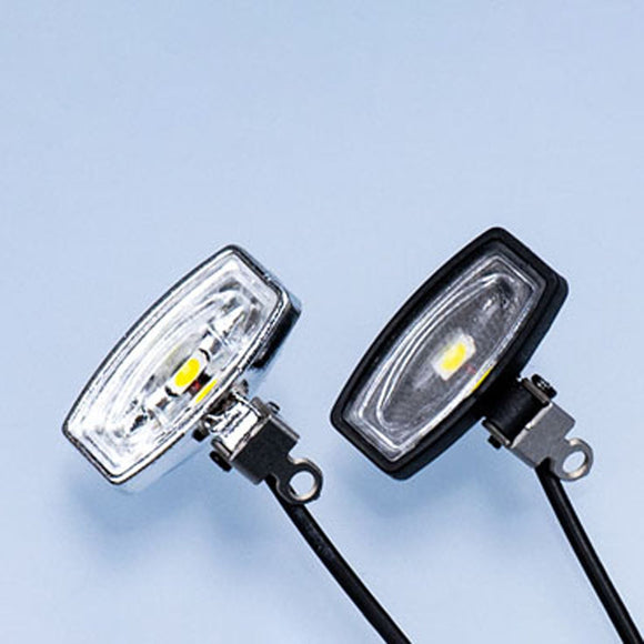 1 Paar Kunststoff-LED-Scheinwerfer 2,2 V-3 V Stirnlampe für DIY TAMIYA 1/14 RC Traktor-LKW-Modell Crawler Offroad-Auto-Dumper Teile Spielzeug