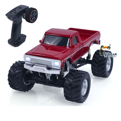 3602A 1/36 4WD Remote Control Off Road Vehicle Mini RC Crawler Car Light Battery Ready to Play Model For Indoor Outdoor No Sound