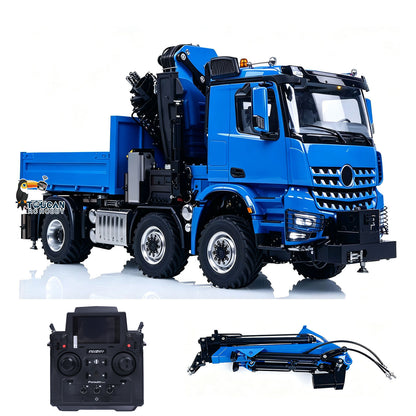 In Stock TOUCAN RC HOBBY 3363 Metal 1/14 2.4GHz Remote Control Tractor Truck Hydraulic Crane Fly Jib Arm 4151 AK 6*6 RC Agriculture Lorry Paladin PL18EV