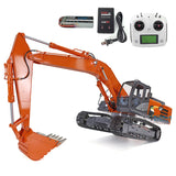 JZM DIM-H3 1/12 RC Hydraulic Excavator Steel Aluminum Alloy Construction Vehicle with 3-Way Valve for Model Hobbyists