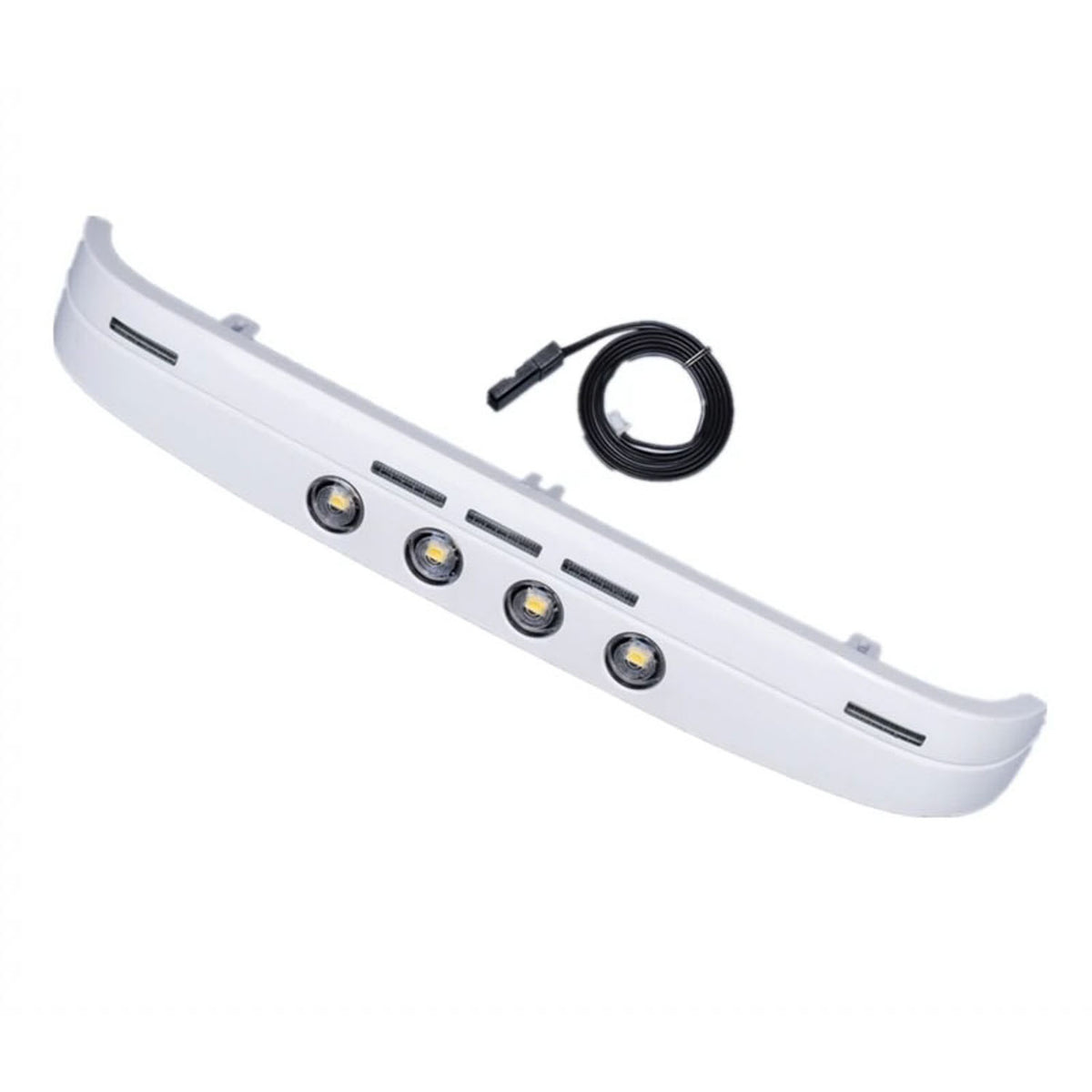 Sonnenblende aus Kunststoff, 5–9 V, LED-Licht für 1/14 Fernbedienung Tamiya Sattelzugmaschine SC 770S 6X4 4X2 56373 RC LKW Auto Upgrade-Teil