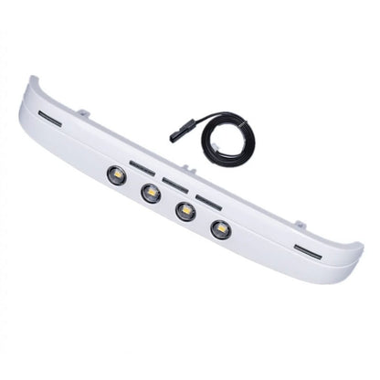 Sonnenblende aus Kunststoff, 5–9 V, LED-Licht für 1/14 Fernbedienung Tamiya Sattelzugmaschine SC 770S 6X4 4X2 56373 RC LKW Auto Upgrade-Teil