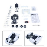 JDM 298B 1/10 Plastic RC Go-Kart DIY Model Radio Controlled Electric Racing Vehicle Unlimited Retrofit for Advanced Player