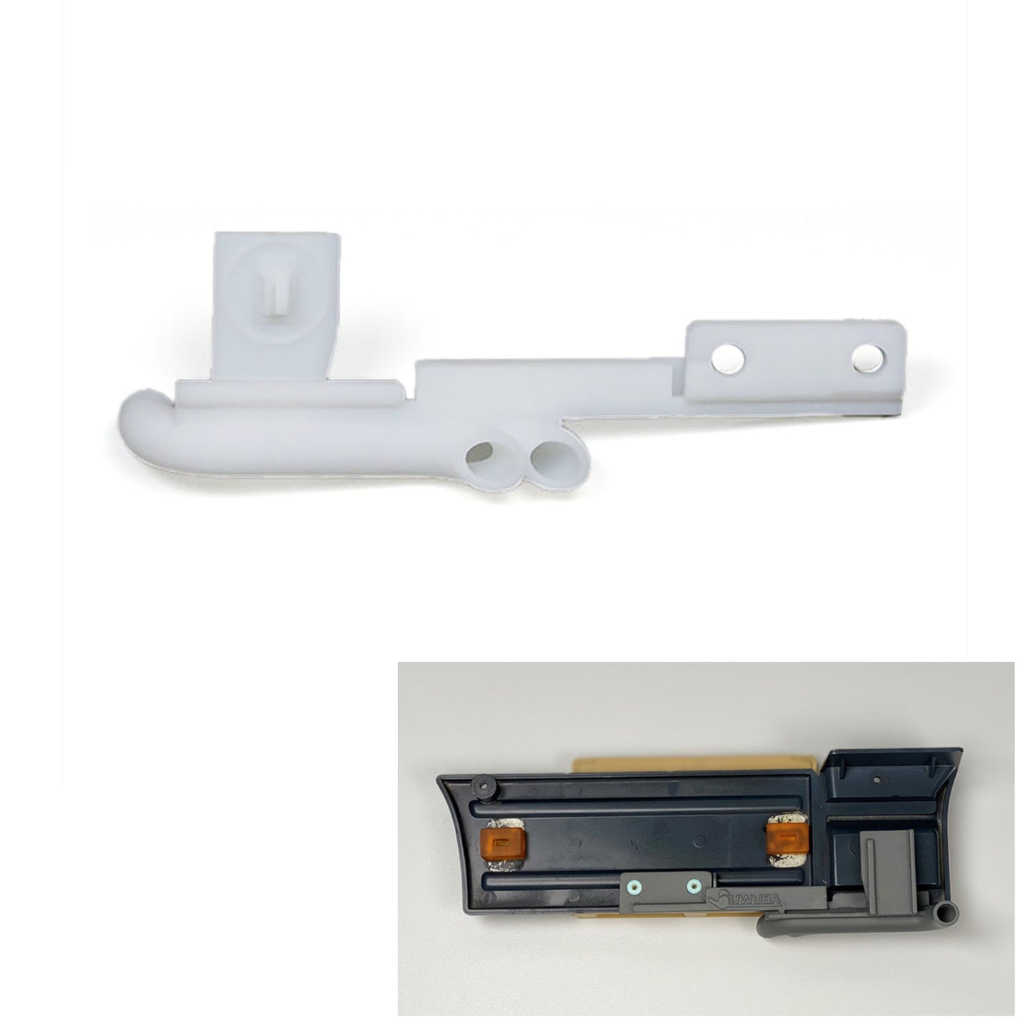 Doppelkamin-Auspuffrohr aus Kunststoff für 1/14 DIY Tamiya Fernbedienung Traktor LKW R470 56318 56338 RC LKW Fahrzeugmodell