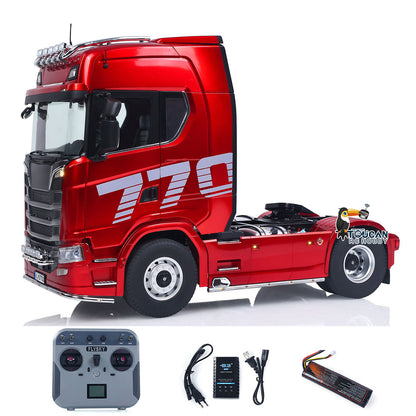 TOUCAN RC HOBBY 1/14 KABOLITE 100 4X2 Remote Control Tractor Truck 770S RC Construction Vehicle RTR Model Light System 2Speed Transmission Differential Locks