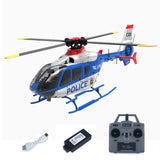 1/36 C123 RC Simulation Helicopter Model EC135 Single Paddle Aileron Free Airplane Dual Brushless Direct Drive 3D Aircraft Toy